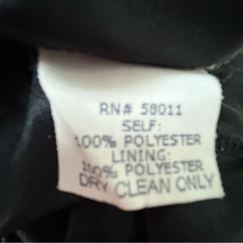 Elegant Black and White Sleeveless  Geometric Print Midi Dress Size 6 - Picture 7 of 7